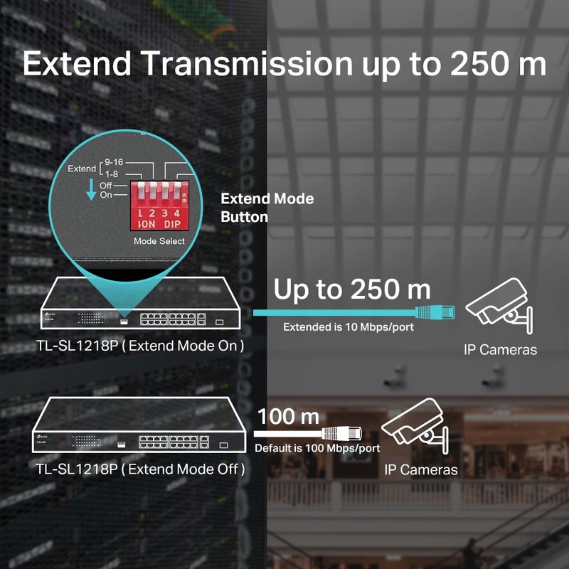 SWITCH-16P-10-100-POE---2P-GIGA-TL-SL1218P-TP-LINK---7315-5