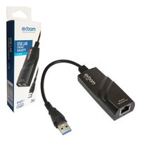 Adaptador usb rede rj45 giga c/rabicho (ul-1200) - 7524