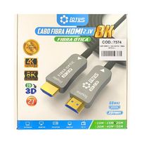 Cabo hdmi 2.1 8k 20mts ( fibra optica ) - 7574