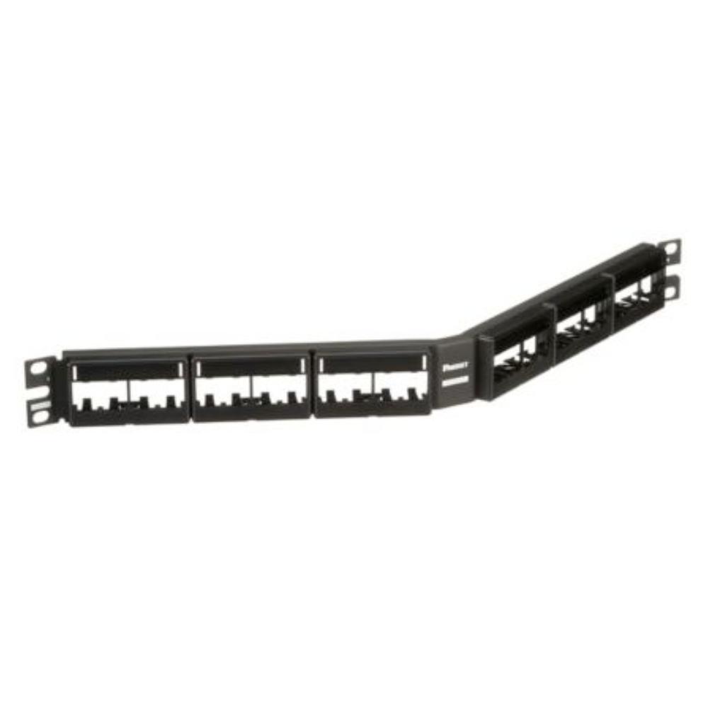 Patch panel angular 24p cat6 (cppla24wbly)