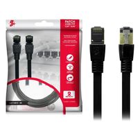 Patch cord cat7 ftp 600 mhz / 10 gbps - 2m - preto 018-0621 - 7609