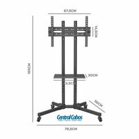 Suporte de chao para tv/monitor 32" a 70" - preto 079-0056 - 7740