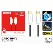 Cabo hdmi 2.0 10mts 4k (fibra optica) mhd-4310 - 7766