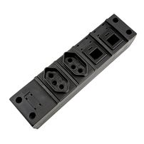 Painel de Energia e Dados 2 Tomadas + 2 Entradas RJ45 - Sem Cabo - 7600