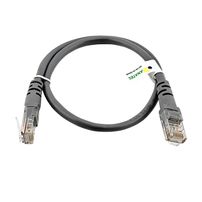 Patch Cord CAT.5e UTP 0,5m Cinza – 100% Cobre - 7876