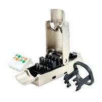 Conector RJ45 CAT.8 STP Toolless Industrial – Blindado, até 40Gbps - 7806