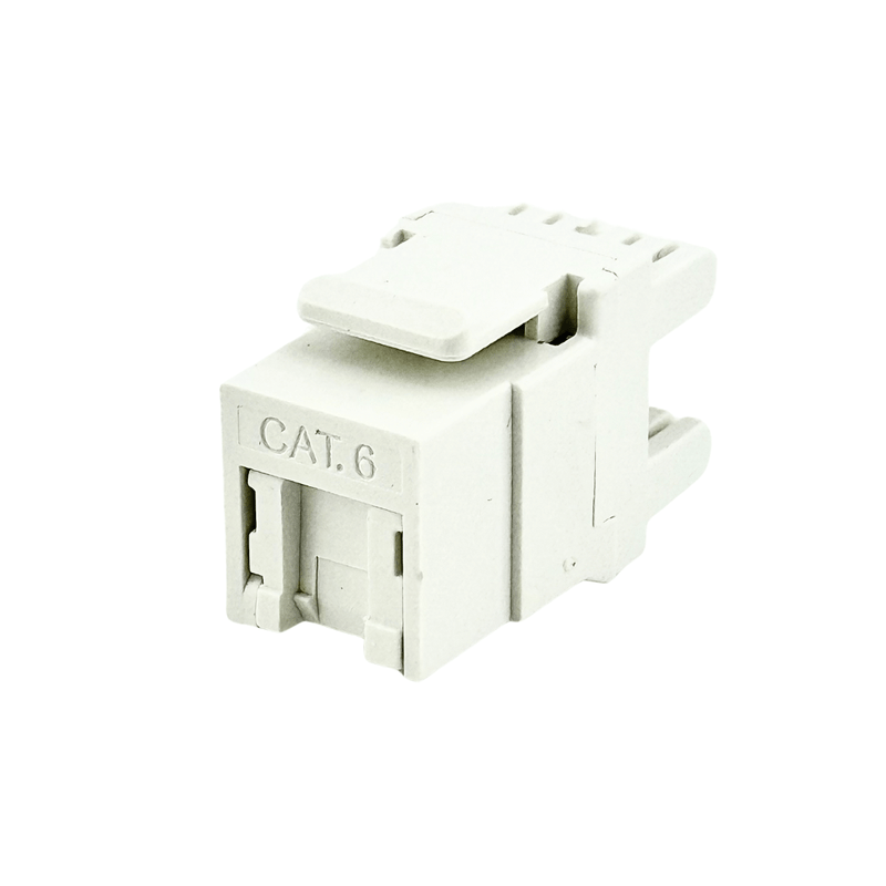 KEYSTONE RJ45 BRANCO DUAL CAT6 TAMPA ANTI PO SC  - 7793