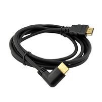 Cabo HDMI 2.0 4K 2 Metros com Conector 90 Graus – PIX Série Classic, 18Gbps, 30AWG ( 018-3322 ) - 8135