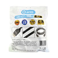 Cabo HDMI 2.0 4K 5 Metros – Visão 2.0 Ultra HD com Alta Velocidade e Conectores 19 pinos - 8021