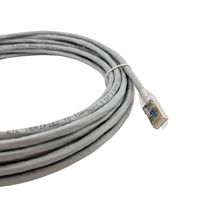 Patch Cord Cat6 Blindado 10 Metros Cinza Furukawa FCB Ref. 35125905 - 4102
