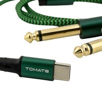 Cabo USB-C para 2× P10 (6,435 mm) Estéreo – 1 m – MCB-044 - 8034