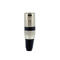 Plug Canon XLR 3 Pinos Macho – Conexão Profissional para Áudio Balanceado - 37