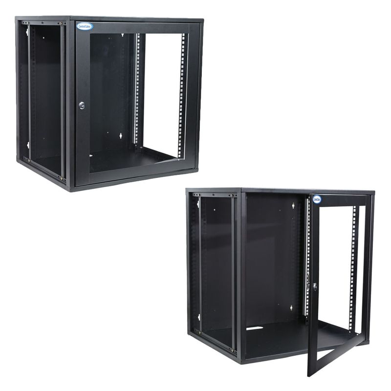 Mini-Rack-de-Parede12U-aberto