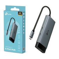 Hub USB-C 5 em 1 Porta HDMI 4k, 2 USB 3.0, 1 PD 100w e 1 USB-C 5gbps UH5020C - 8205