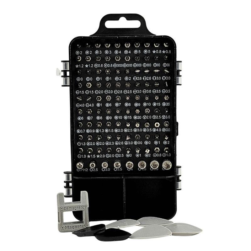 Kit chaves multi-uso 115 em 1 p/ reparo profissional - conjunto magnetico xlw-115