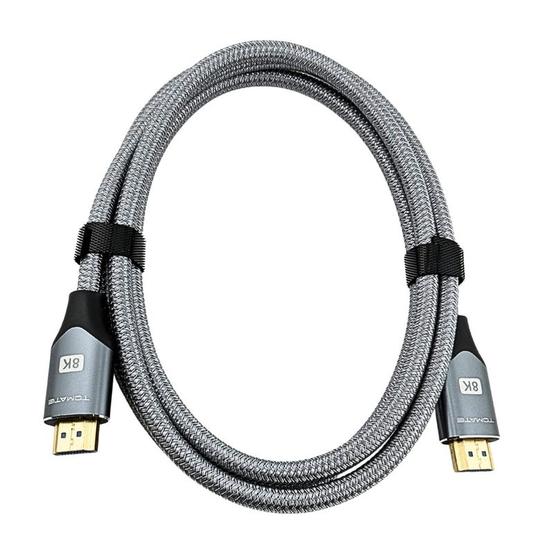 Cabo hdmi 1,50 metros 2.1 8k com malha mhd-8001