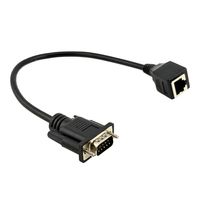 Adaptador Serial DB9 Fêmea para RJ45 Fêmea com Rabicho - 8220