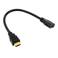 Extensor HDMI 30 cm — Hipen (Macho - Fêmea) - 6447