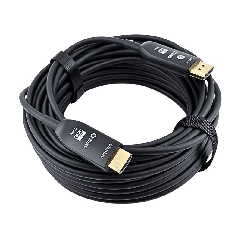 Cabo displayport para hdmi fibra 10m 4k
