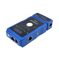 Testador de Cabos de Rede, Telefone e USB 3 em 1 Exbom FEPRO-TR330 RJ11/RJ45/USB A/B para Profissionais - 8263