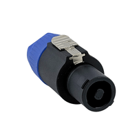 Conector Speakon 4 Vias Macho Azul para Áudio Profissional - 8218