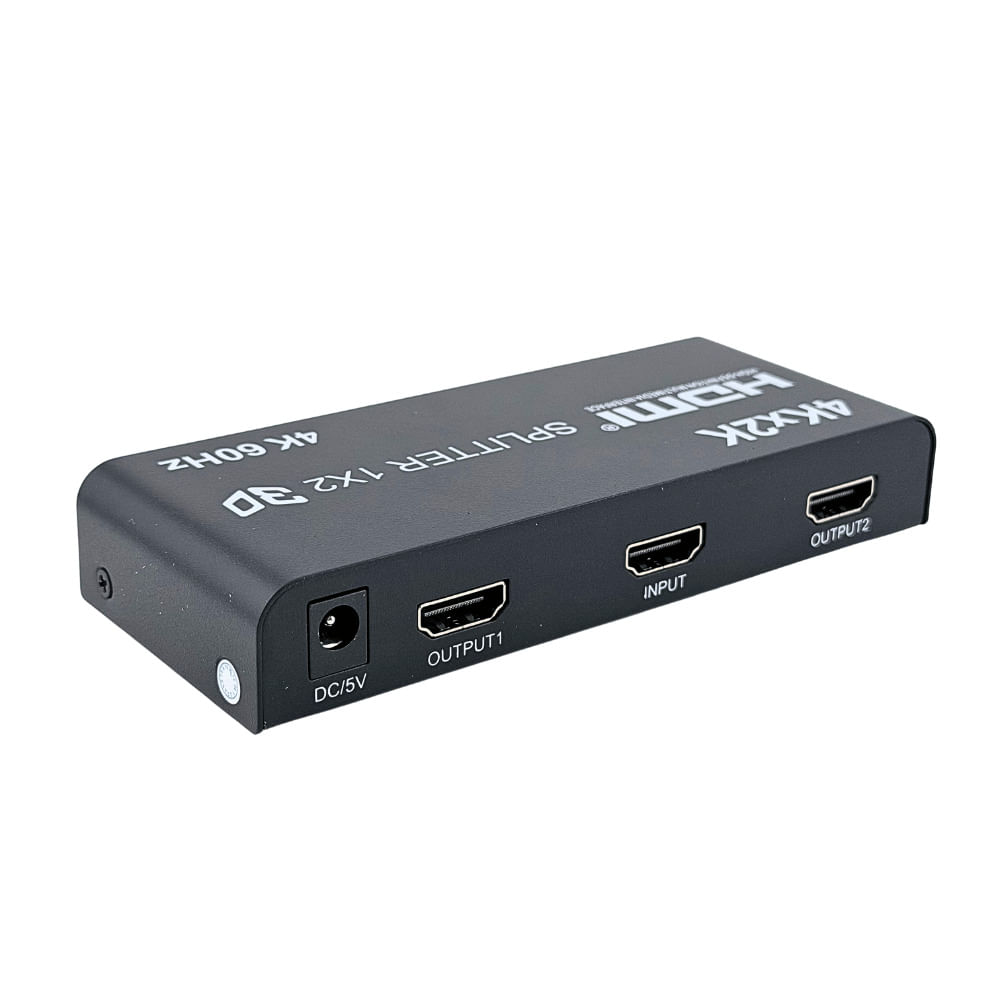 Splitter HDMI 1x2 4K - Central Cabos