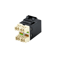 Keystone RJ45 CAT6 Simples Preto WT-2002-BK - Conexão Estável e Acabamento Profissional - 8064
