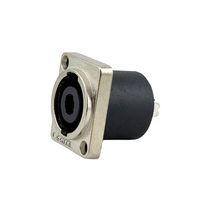 Conector Speakon de Painel (Fêmea) - Para Áudio de Potência, Fixação em Painel - 8101