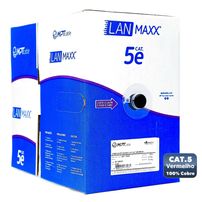 Cabo de Rede Cat5e MPT Vermelho, 1 Metro