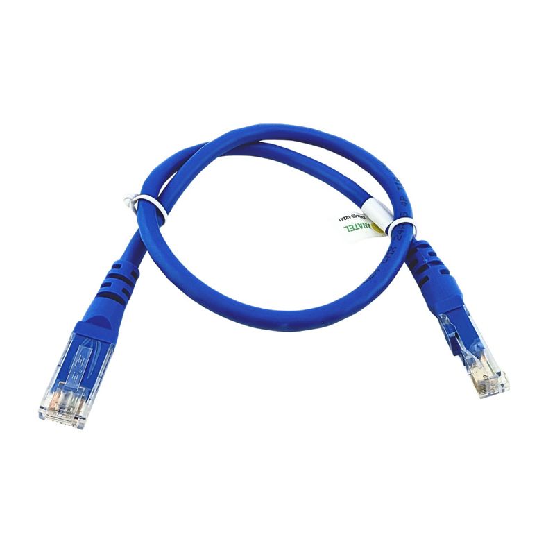 Patch cord cat6 0,5mt azul (cobre) - 7433