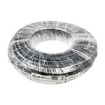 Cabo de rede f/utp 23awgx4p cat6 cmx (int/ext) blindado preto rolo 100m