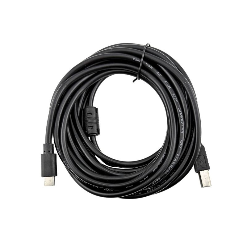 Cabo para impressora tipo-c / usb-b 5,00mts 2.0
