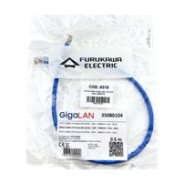 Patch Cord CAT6A LSZH 0.50 m Azul - FURUKAWA GigaLAN (35080104) - 8318