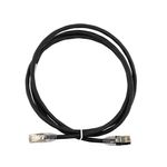 Patch cord f/utp cat6a lszh 1,50 mts preto blindado (35085519) gigalan green