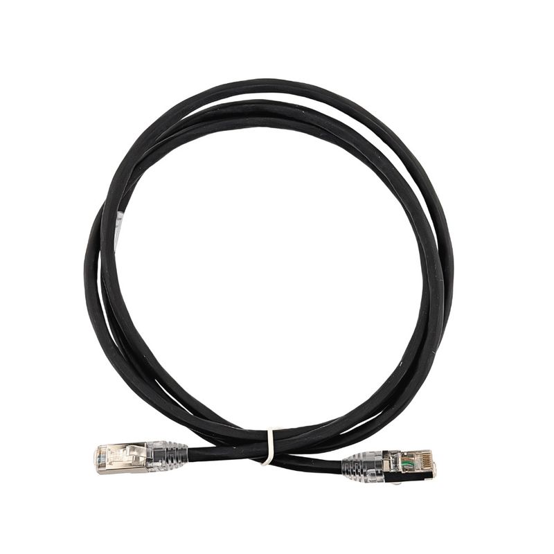 Patch cord f/utp cat6a lszh 1,50 mts preto blindado (35085519) gigalan green
