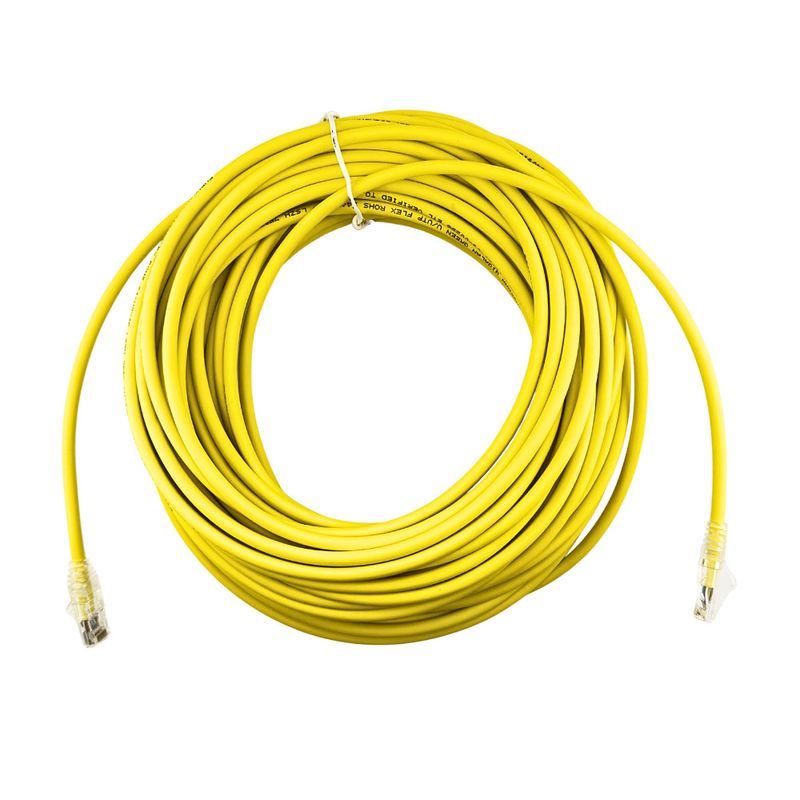 Patch cord u/utp cat6 lszh 20,00 mts amarelo (35120064) gigalan green
