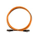 Patch cord u/utp cat6 cmx 1.50 mts halloween (laranja/preto) - (35120216)