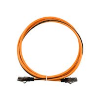 Patch Cord U/UTP CAT6 CMX 1,50 m Halloween (Laranja/Preto) - SOHOPLUS (35120216) - 8339