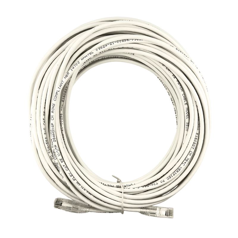 Patch cord u/utp cat5e cm 20,00 mts branco (35103083) multilan
