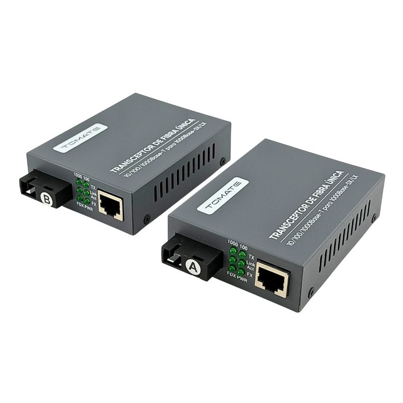 Conversor de midia fibra optica unica 10/100/1000 base-t 1000 base-sx/lx mhd-1000d