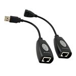 Cabo extensor usb via utp 50m mtv-707
