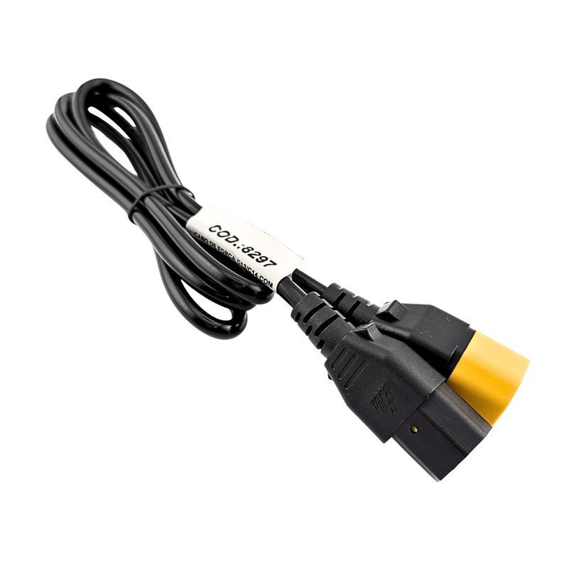 Cabo de forca c13/c14 com trava 1,8mts (3x0,75)