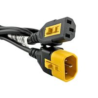 Cabo de Força C13/C14 com Trava 1,8 m (3×0,75 mm²) HIPEN - fixação segura 10 A - 8297