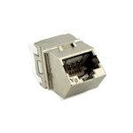 Keystone rj45 gigalan cat6a industrial blindado angular - prata (35060513)