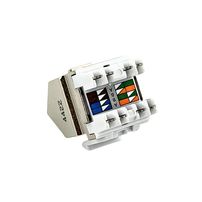 Keystone RJ45 GigaLan Cat6A Industrial Blindado Angular - Furukawa (35060513) - 8340