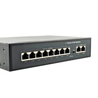 Switch 10 portas (8 PoE) 10/100 - Tomate MTV-745 -  PoE 96 W, modos 100 m/250 m - 8373