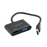 Adptador usb 2.0 para hdmi / vga - 4k / 30hz (hdmi) 1080p / 60hz (vga) mtv-731