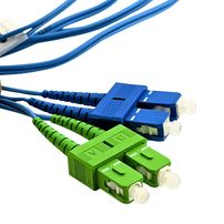 Patch Cord Óptico Duplex SM SC/APC  SC/UPC 2,5 m 2 mm - 8385