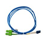 Patch cord optico duplex sm sc/apc - lc/upc 2,5m - 2mm