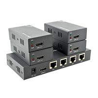 Splitter Extensor HDMI Pro 1x4 via UTP CAT6 50 m PoE/POC - Exbom - 8425